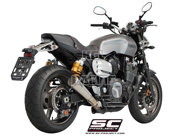 SC Project slip-on YAMAHA XJR 1300 '07->> / XJR 1300 RACER '15->> - Conic '70s INOX - Click Image to Close