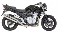 BOS silencer SUZUKI GSF 650 Bandit 2007->> - BOS oval 120S Stainless steel polished