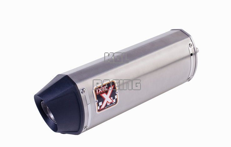 IXIL silencer Daelim Roadwin 125 R 07/13 / 250 R 12/13 Hexoval Inox Short - Click Image to Close