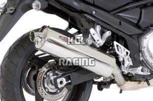 BOS silencer KAWASAKI GTR 1400 2007->> - BOS oval 120S Stainless steel polished [0711614S]