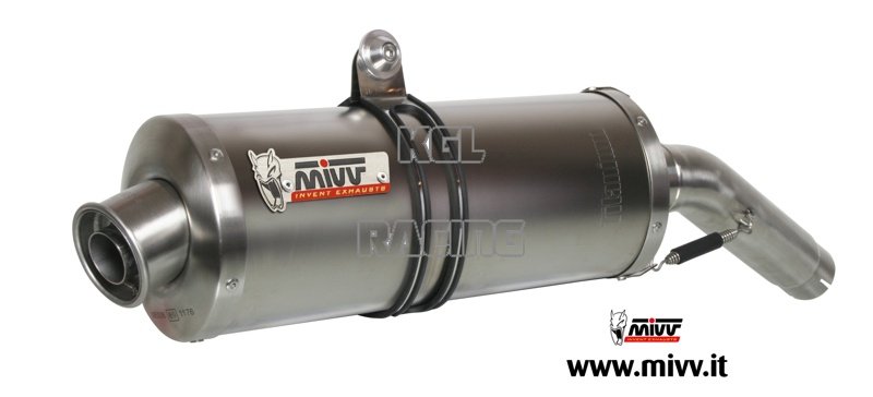MIVV LIGNE COMPLET 1X1 HONDA CRF 450 2011-2012 - OVAL INOX - Cliquez sur l'image pour la fermer