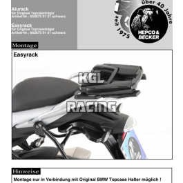 Support topcase Hepco&Becker - BMW S1000XR '15-> - Easyrack pour support origine