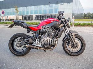 KGL Racing exhaust Yamaha MT-07 '14-> - THUNDER TITANIUM BLACK