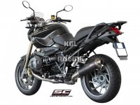 SC Project slip-on BMW R1200R '08-'10 - Oval R60 Carbon