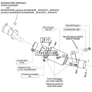 LEOVINCE voor KAWASAKI ZX-6R 636 / NINJA i.e. 2013-2015 - KAT ELIMINATOR