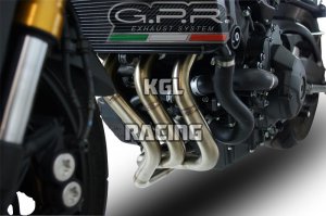 GPR voor Yamaha Mt-09 Tracer Fj-09 Tr 2017/20 Euro4 - Gekeurde met katalisator Volledige uitlaat - M3 Inox