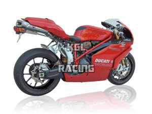 ZARD voor Ducati 999S Bj. 05/06 BIPOSTO Racing Volledige uitlaat 2-1-2 Penta Titan