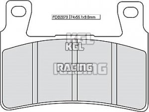 Ferodo Brake pads Honda VTR 1000 SP2 (SC45) 2002-2005 - Front - FDB 2079 RACE SinterGrip Front XRAC