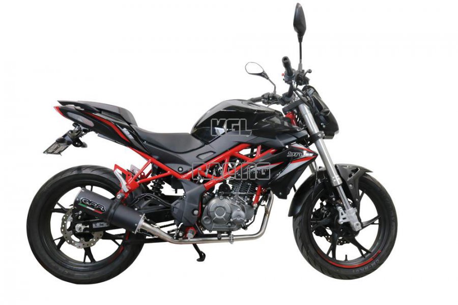 GPR for Benelli Bn 125 2021-2022 e5 - Homologated full system with catalyst M3 Black Titanium - Click Image to Close