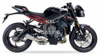 IXRACE for TRIUMPH STREET TRIPLE 675 / 765 R 17-20 - Silencer MK2 SERIES INOX