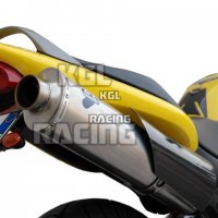 TERMIGNONI SLIP ON pour Honda HORNET 600 00->02 OVALE -INOX/CARBONE