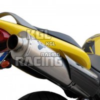 TERMIGNONI SLIP ON voor Honda HORNET 600 00->02 OVALE -INOX/CARBONE