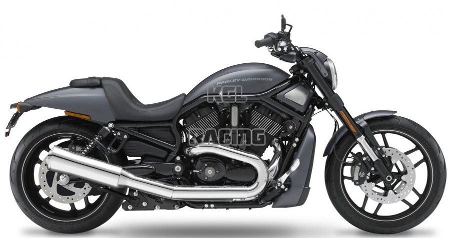 Kesstech voor Harley Davidson Night Rod Special 2012-2016 - demperset 5" High Performance Chroom - Klik op de afbeelding om het venster te sluiten