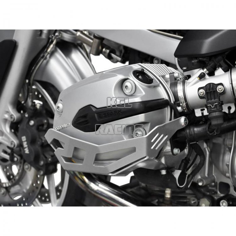 IBEX cylinder guard, BMW R 1200 GS 04-09 / R 07-10, silver - Click Image to Close
