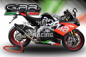 GPR pour Aprilia Rsv4 1000 2017/18 - Racing Slip-on - Furore Nero