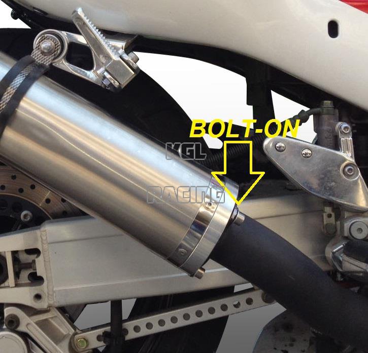 GPR pour Suzuki Gsx-R 1000 2001/02 - Homologer Double Bolt-on - Inox Tondo / Round - Cliquez sur l'image pour la fermer