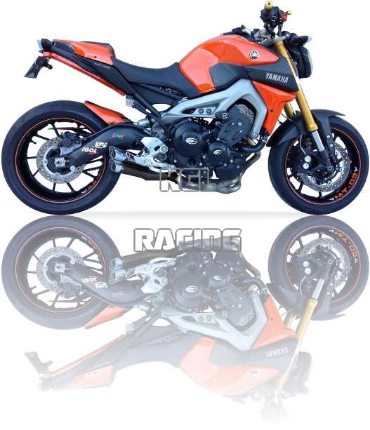 IXIL exhaust (full) Yamaha MT-09 13/15 Hyperlow L3X black full system - Click Image to Close