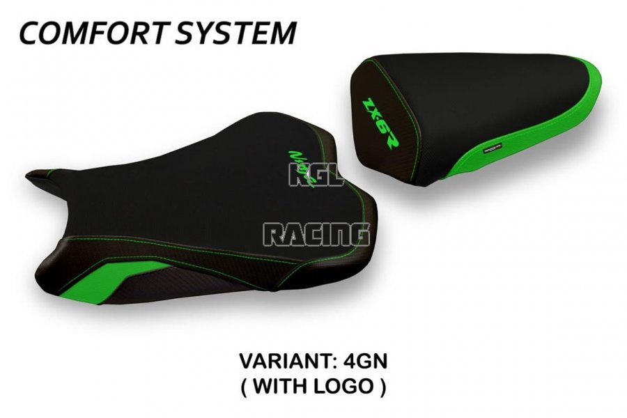 Seat cover compatible Kawasaki Ninja ZX 6 R (13-18) Luanda 2