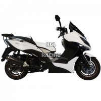 LEOVINCE voor KYMCO XCITING 400i 2012-2016 - NERO demper STAINLESS STEEL