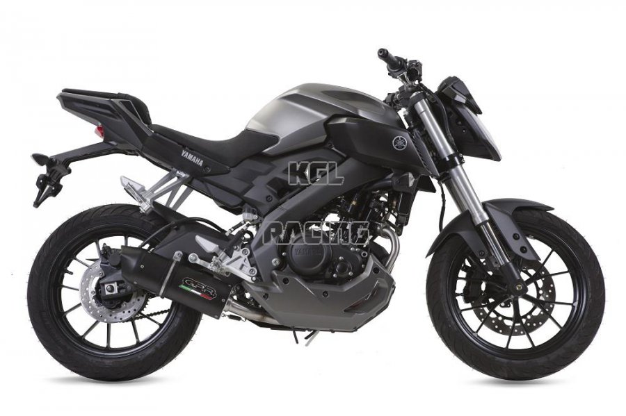 GPR for Yamaha Mt 125 2014/16 - Homologated with catalyst Full Line - Furore Nero - Click Image to Close