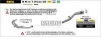 Arrow pour BMW R Nine T Urban GS 2021-2022 - Raccord non catalyse