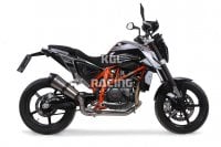 GPR voor Ktm Duke 690 2017/20 Euro4 - Gekeurde slip-on Demper - GP Evo4 Titanium