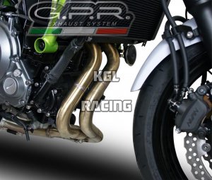 GPR voor Kawasaki Z 650 2017/20 Euro4 - Gekeurde met katalisator Volledige uitlaat - Deeptone Inox
