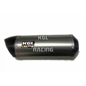 KGL Racing silencer HONDA CBF 600 04->> - DOUBLE FIRE TITANIUM