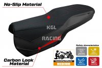 Seat cover compatible Ducati Multistrada V4 2021-2025 - model Lula Ultragrip - NO LOGO - Black