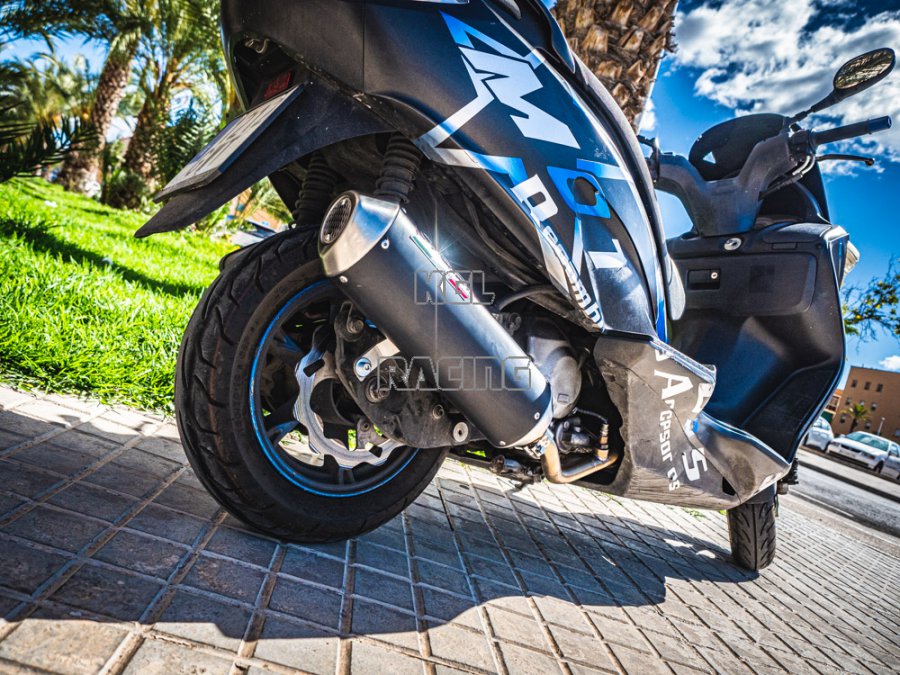 GPR for Kymco Xciting 400 i.e. 2021/2022 e5 Homologated system with catalyst Full Line - Evo4 Road - Click Image to Close