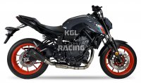IXRACE for YAMAHA MT-07 21-24 (RM33, RM34) - Full exhaust System MK2 SERIES BLACK WITH CAT.