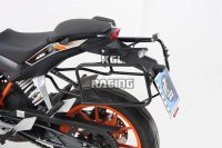 Support coffre Hepco&Becker - KTM 125 / 200 Duke bis Bj. 2016 - montage permantent noir