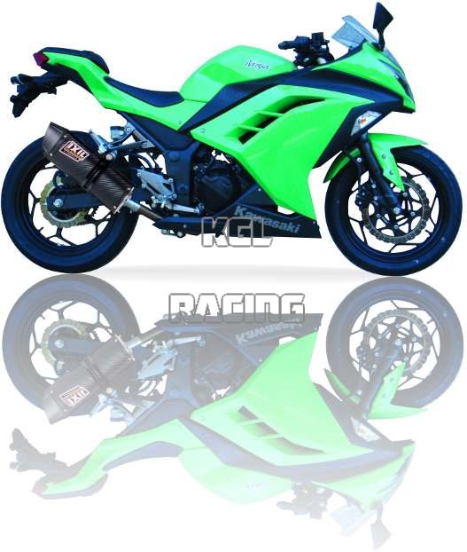 IXIL exhaust (full) Kawasaki ZXR 250/300 13/16 Hexoval Carbon Full System - Click Image to Close