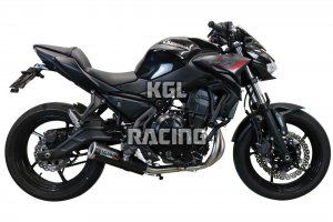 GPR pour Kawasaki Ninja 650 2017/20 Euro4 - Homologer avec catalisateur System complet - M3 Black Titanium