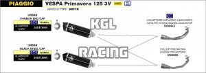 Arrow for Piaggio VESPA Primavera 125 3V 2021-2022 - Racing collector for Urban Exhaust