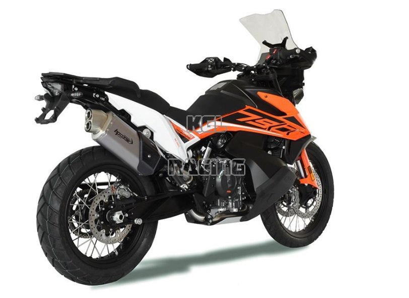 HP CORSE for KTM ADVENTURE 890 - Silencer 4-TRACK R SHORT INOX SATIN - Click Image to Close