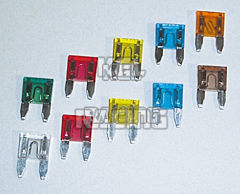 Mini-fuse 5 A, 10 pcs. - Click Image to Close