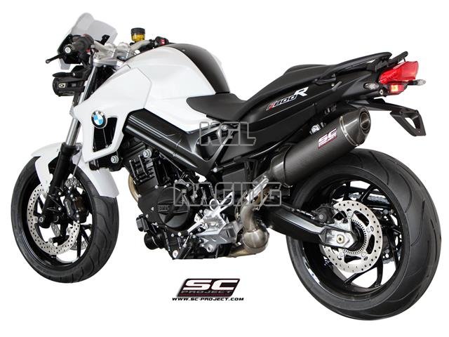 SC Project slip-on BMW F 800 R - Oval Carbon - SPORT EDITION - Click Image to Close