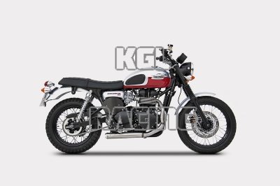 ZARD for Triumph Thruxton Bj. 05-06 Racing Full System Cross Stainless steel - Click Image to Close