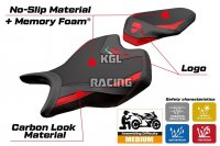 Seat cover compatible Ducati Panigale V2 2025 - model Asia Comfort System - WITH LOGO - Red