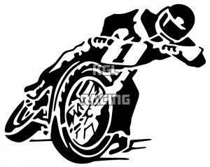 Motorcyclist Speedway sticker