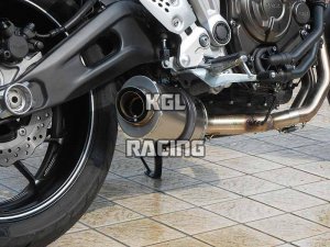 KGL Racing exhaust Yamaha XSR 700 '16-> - OVALE TITANIUM