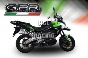 GPR for Kawasaki Versys 650 2006/14 - Homologated with catalyst Slip-on - Furore Nero
