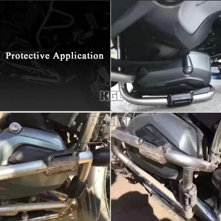 GUAIMI Universal 22mm 25mm 28mm Engine Guard Bumper Protector Slider Set for Honda BMW Kawasaki Yamaha Suzuki KTM Motorcycle Crash Bar Slider 