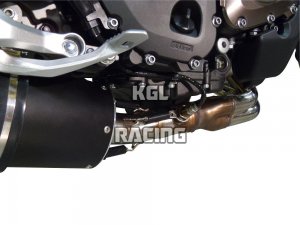 GPR voor Yamaha Mt-09 / Fz-09 2014/16 Euro3 - Gekeurde met katalisator slip-on Demper - Deeptone Inox