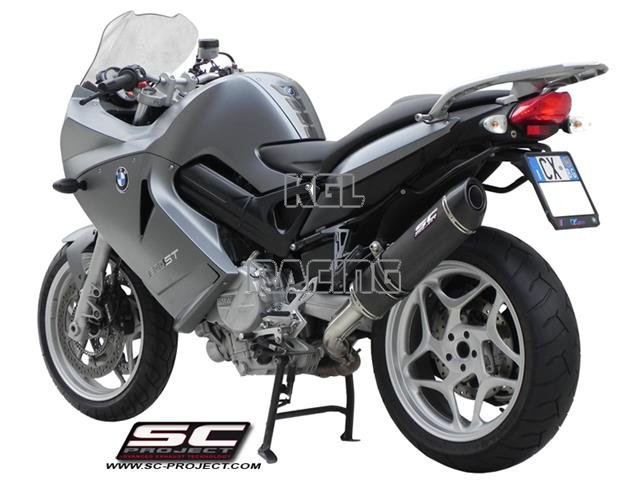 SC Project slip-on BMW F 800 S / ST - Oval Inox Black - Click Image to Close
