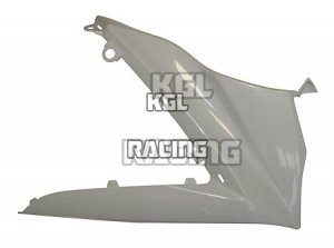 Upper side cover RH for GSX-R 1000, 07-08, K7, unpainted ABS, white. The fairing is made of high-quality ABS and has got all mou