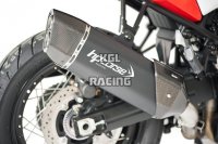 HP CORSE for SUZUKI V-STROM 1050 2020-2024 - Silencer SP-3 CARBON 350 BLACK