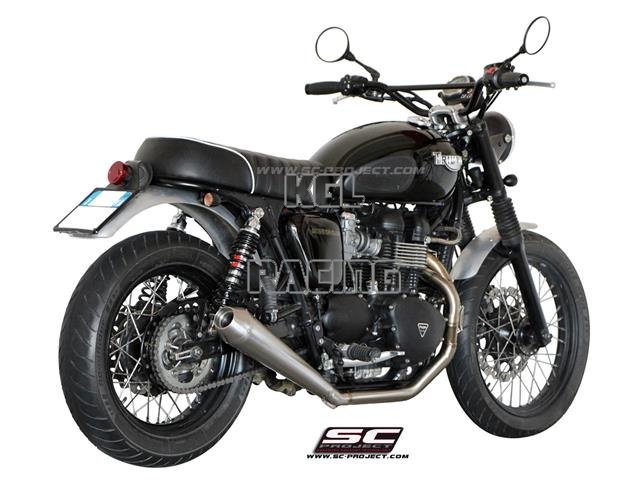 SC Project exhaust Triumph BONNEVILLE - Full system 2-1 Conic Inox - Click Image to Close