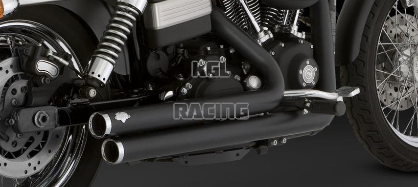 Vance & Hines Harley Davidson DYNA '06-'11 - FULL SYSTEM BIG SHOTS STAGGERED, BLACK - Cliquez sur l'image pour la fermer